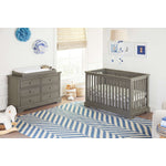 Hanley Convertible Cottage Crib - Cloud