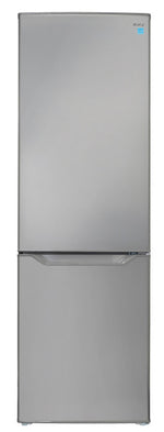 Danby 23.75" 10 Cu. Ft. Stainless Steel Compact Bottom-Freezer Refrigerator - DBMF100B1SLDB