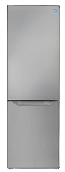 Danby 23.75" 10 Cu. Ft. Stainless Steel Compact Bottom-Freezer Refrigerator - DBMF100B1SLDB