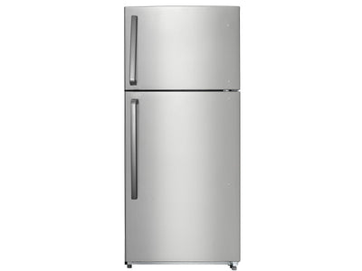 Danby Stainless Steel Apartment Size Fridge Top Mount (18.1 Cu. Ft.) - DFF180E2SSDB