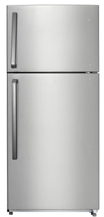 Danby 29.5" 18.1 Cu. Ft. Stainless Steel Top-Freezer Refrigerator - DFF180E2SSDB