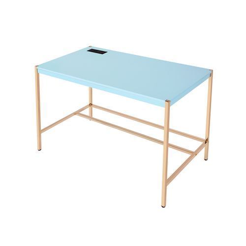 Loher Writing Desk with USB - Baby Blue