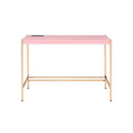 Loher Writing Desk with USB - Pink