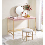 Loher Writing Desk with USB - Pink
