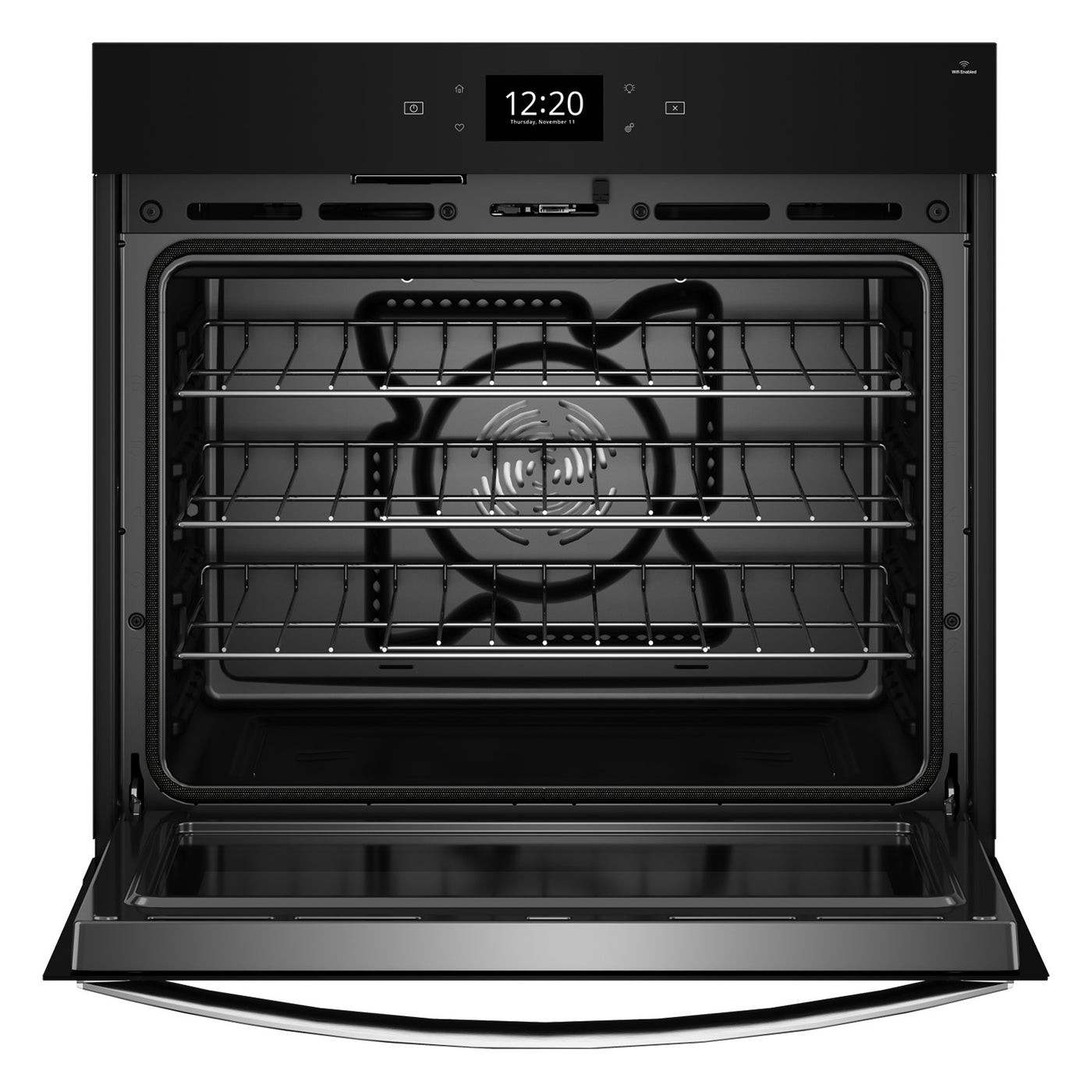 Whirlpool Fingerprint Resistant Stainless Steel Smart Wall Oven with Air Fry (5.00 Cu Ft) - WOES7030PZ
