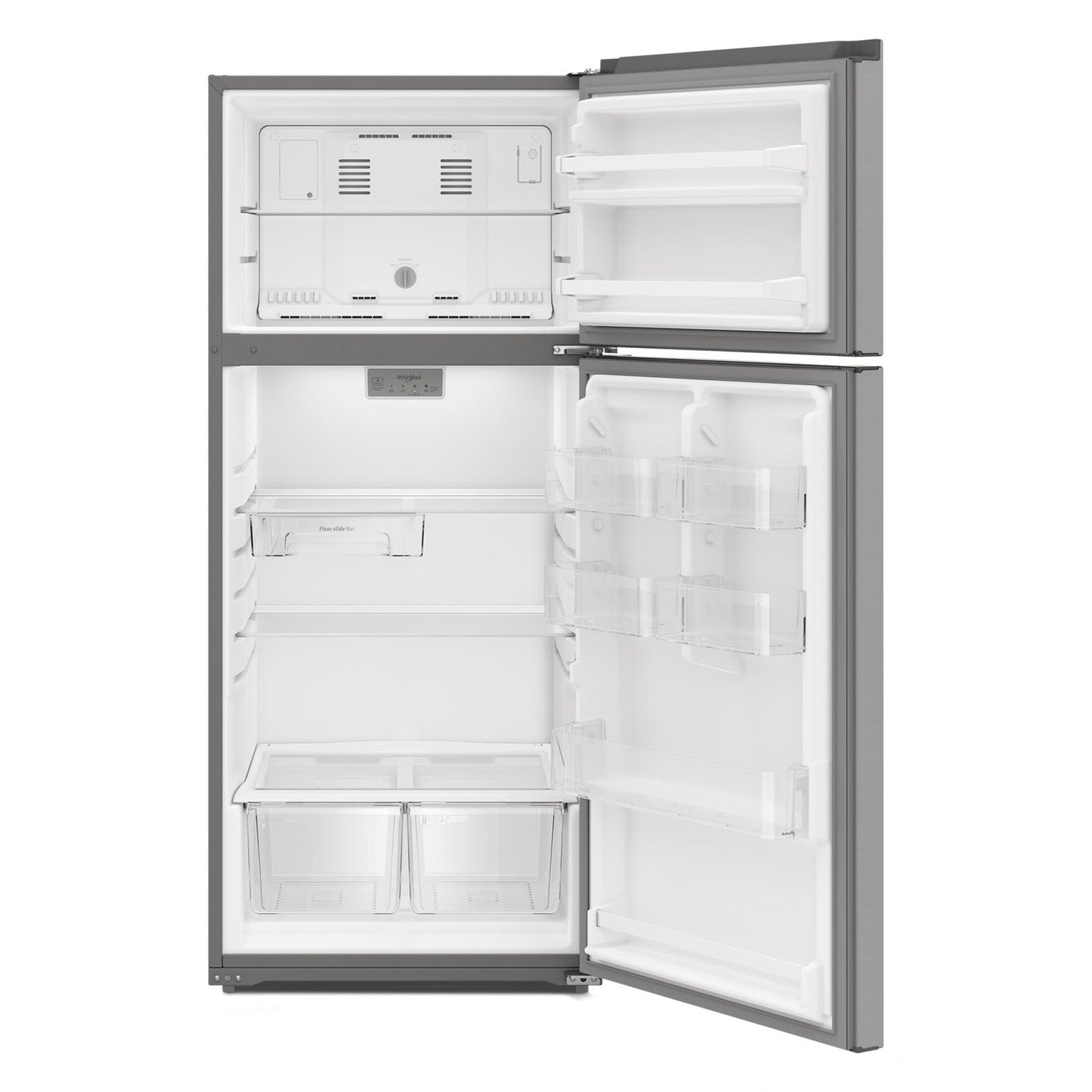 Whirlpool 30.5" 16.3 Cu. Ft. Stainless Steel Top-Freezer Refrigerator - WRTX5028PM