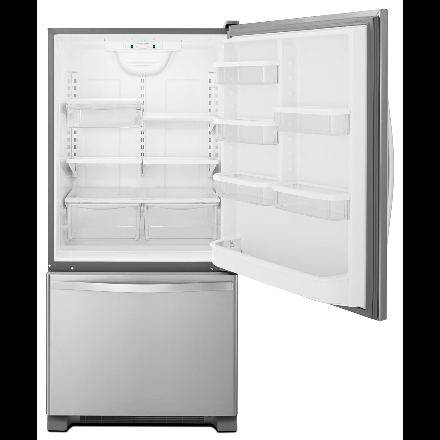 Whirlpool Stainless Steel Bottom-Freezer Refrigerator (19 Cu. Ft.) - WRB329RFBM