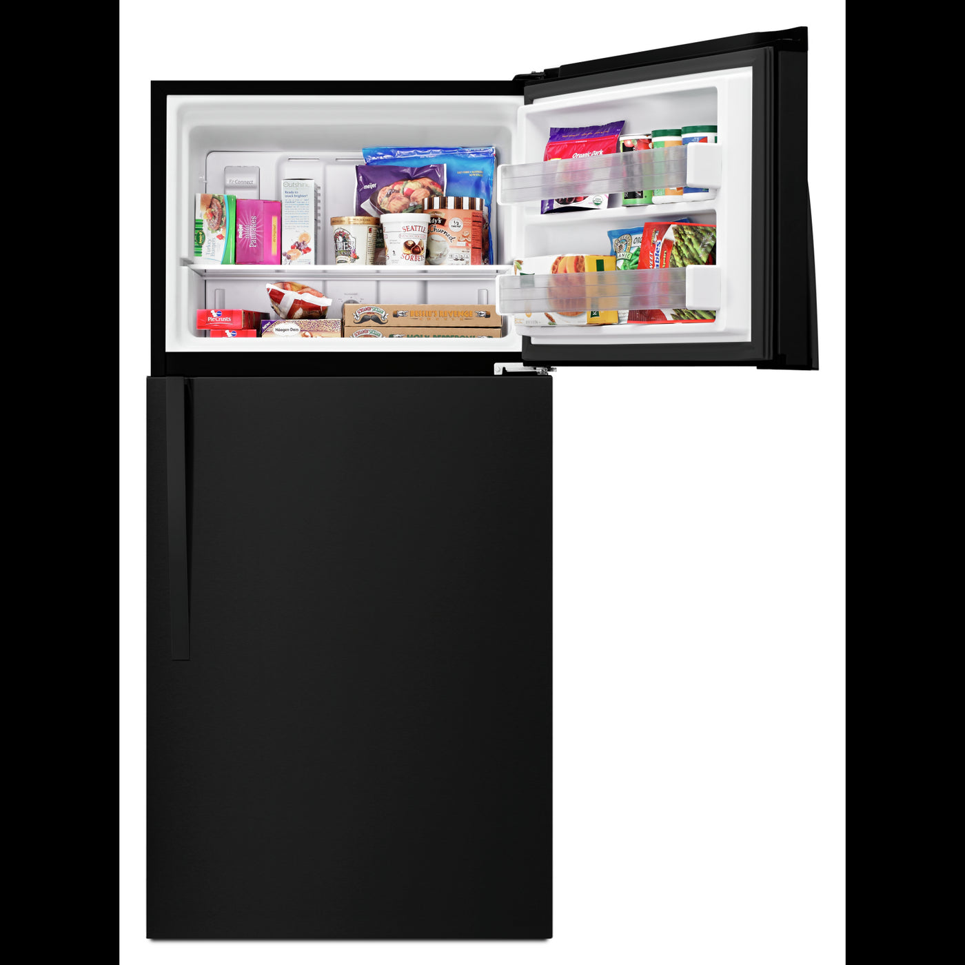 Whirlpool Black Top-Freezer Refrigerator (19.2 Cu. Ft.) - WRT549SZDB