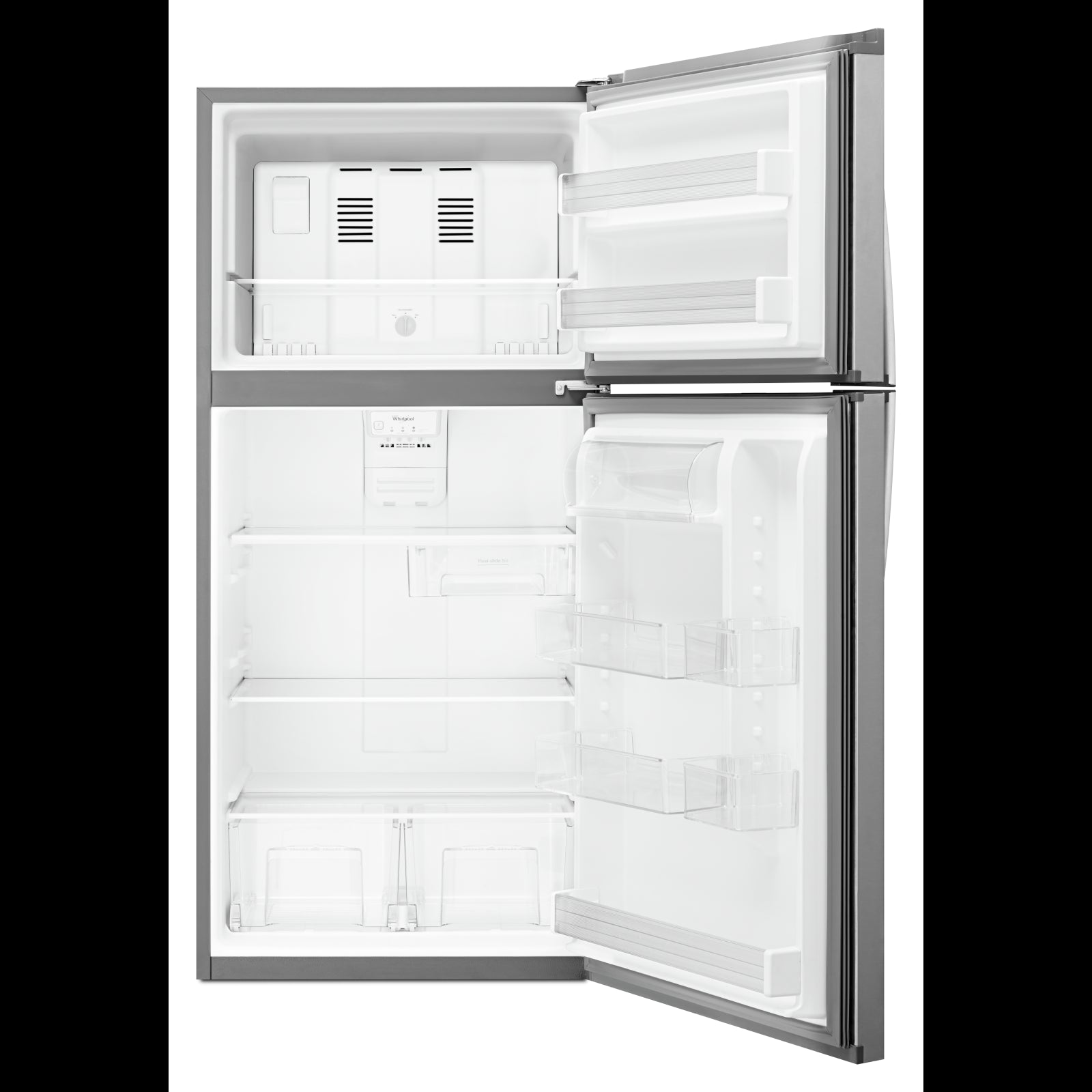 Whirlpool 30" 19.2 Cu. Ft. Stainless Steel Top-Freezer Refrigerator - WRT549SZDM