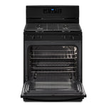Whirlpool 30" Black Gas Range (5.00 Cu. Ft) - WFG515S0MB