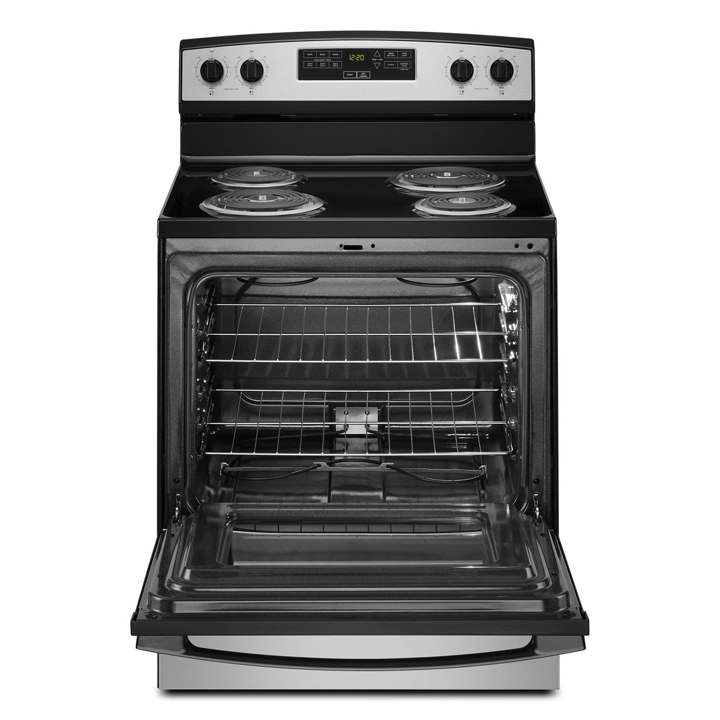 Amana 30" Stainless Steel Electric Range (4.80 Cu Ft) - YACR4303MMS