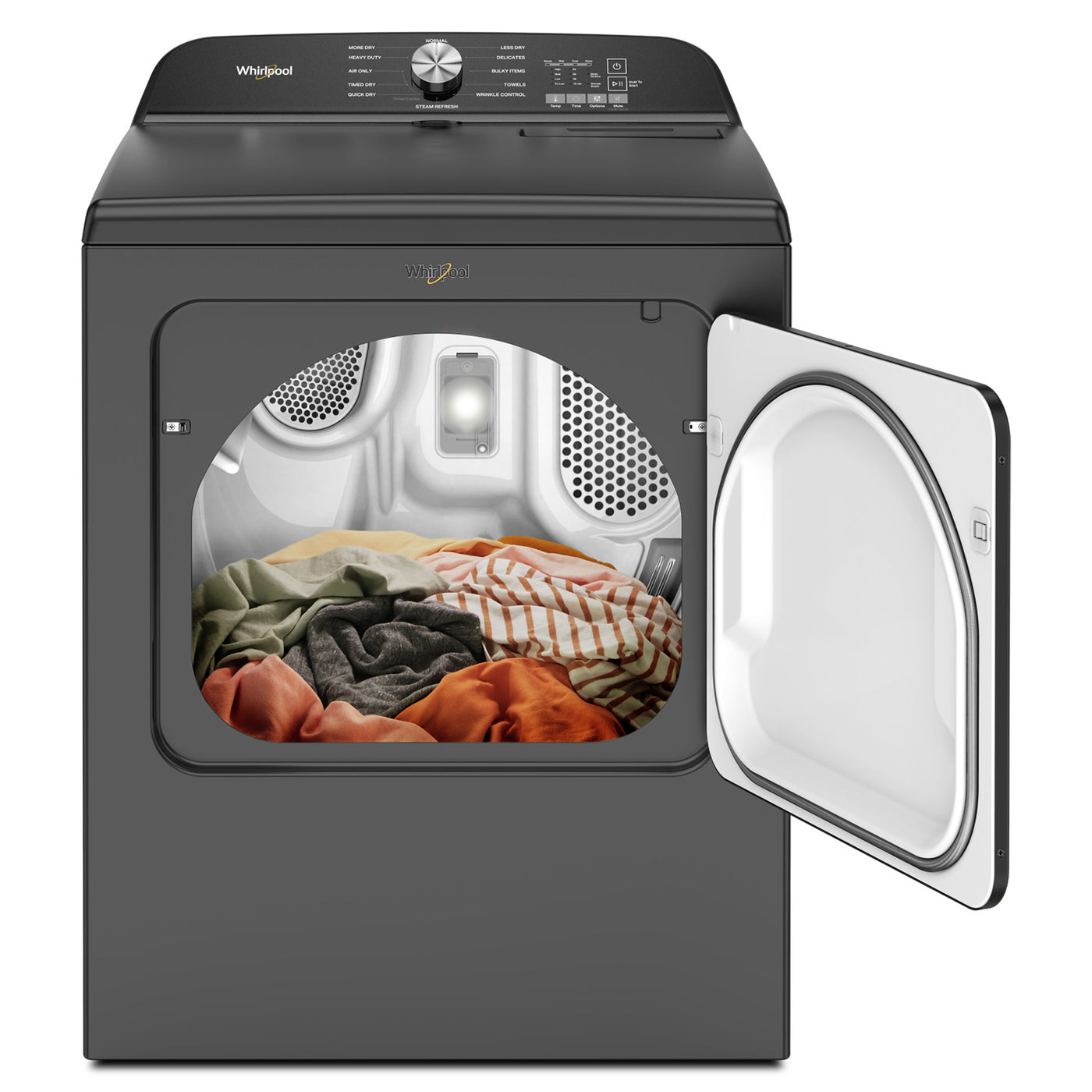 Whirlpool Volcano Black Electric Dryer (7.00 Cu Ft) - YWED6150PB