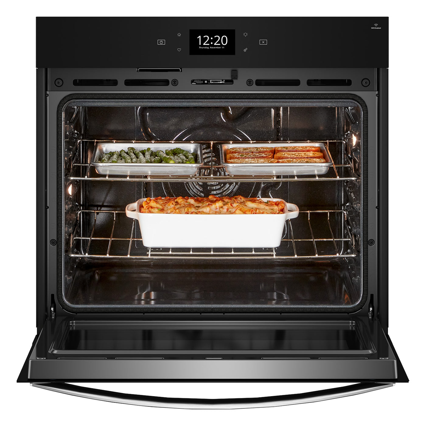 Whirlpool Fingerprint Resistant Stainless Steel Wall Oven (4.30 Cu Ft) - WOES7027PZ