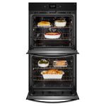 Whirlpool Fingerprint Resistant Stainless Steel Double Wall Oven (8.60 Cu Ft) - WOED7027PZ