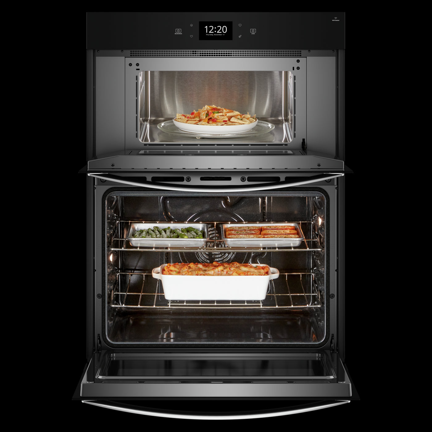 Whirlpool Fingerprint Resistant Stainless Steel Combi Wall Oven (6.4 Cu Ft) - WOEC7030PZ