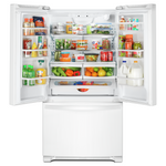 Whirlpool White Counter-Depth French Door Refrigerator (20 Cu. Ft.) - WRF540CWHW