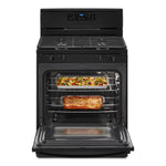 Whirlpool 30" Black Gas Range (5.00 Cu. Ft) - WFG515S0MB