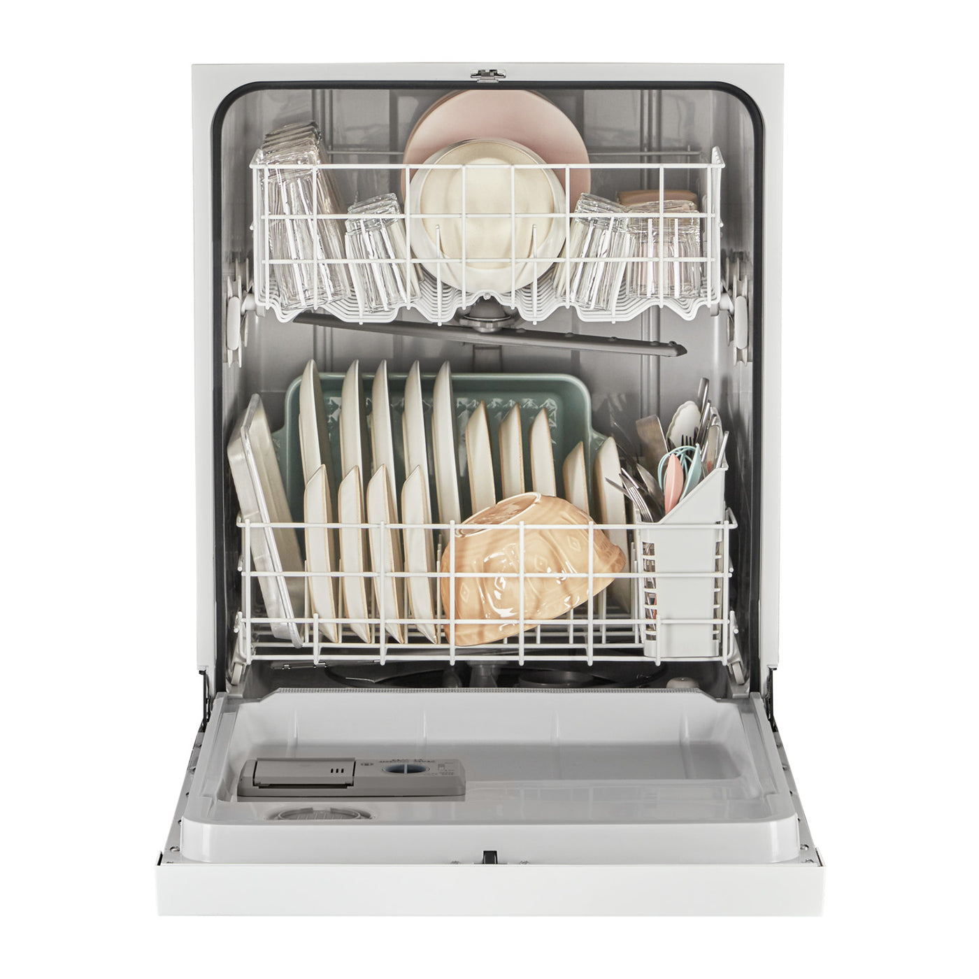 Whirlpool White 24" Dishwasher (57 dBA) - WDF341PAPW