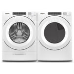 Whirlpool White Front-Load Washer (5.0 cu. ft.) & Electric Dryer 7.4 cu. ft.) - WFW560CHW/YWED560LHW