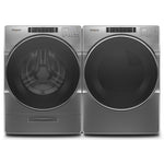 Whirlpool Chrome Shadow Front-Load Washer (5.8 cu. ft.) & Gas Dryer (7.4 cu. ft.) - WFW8620HC/WGD8620HC