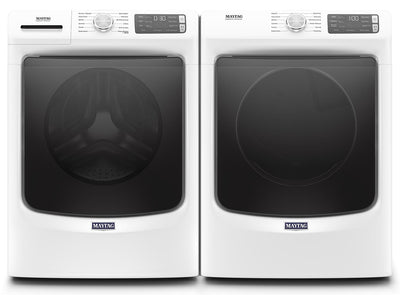 Maytag White Front-Load Washer (5.5 cu. ft.) & Electric Dryer (7.3 cu. ft.) - MHW6630HW/YMED6630HW