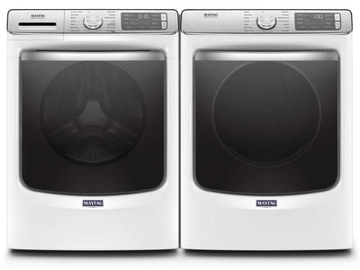 Maytag White Front-Load Washer (5.8 cu. ft.) & Electric Dryer (7.3 cu. ft.) - MHW8630HW/YMED8630HW