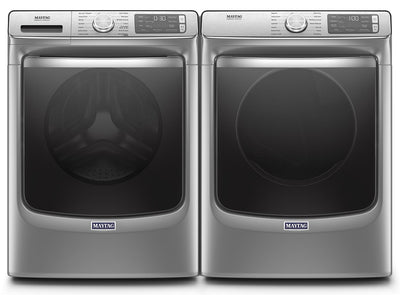 Maytag Metallic Slate Front-Load Washer (5.8 cu. ft.) & Electric Dryer (7.3 cu. ft.) - MHW8630HC/YMED8630HC