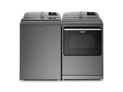 Maytag Metallic Slate Smart Top-Load Washer (6.0 cu. ft.) & Smart Gas Dryer (7.4 cu. ft.) - MVW7230HC/MGD7230HC