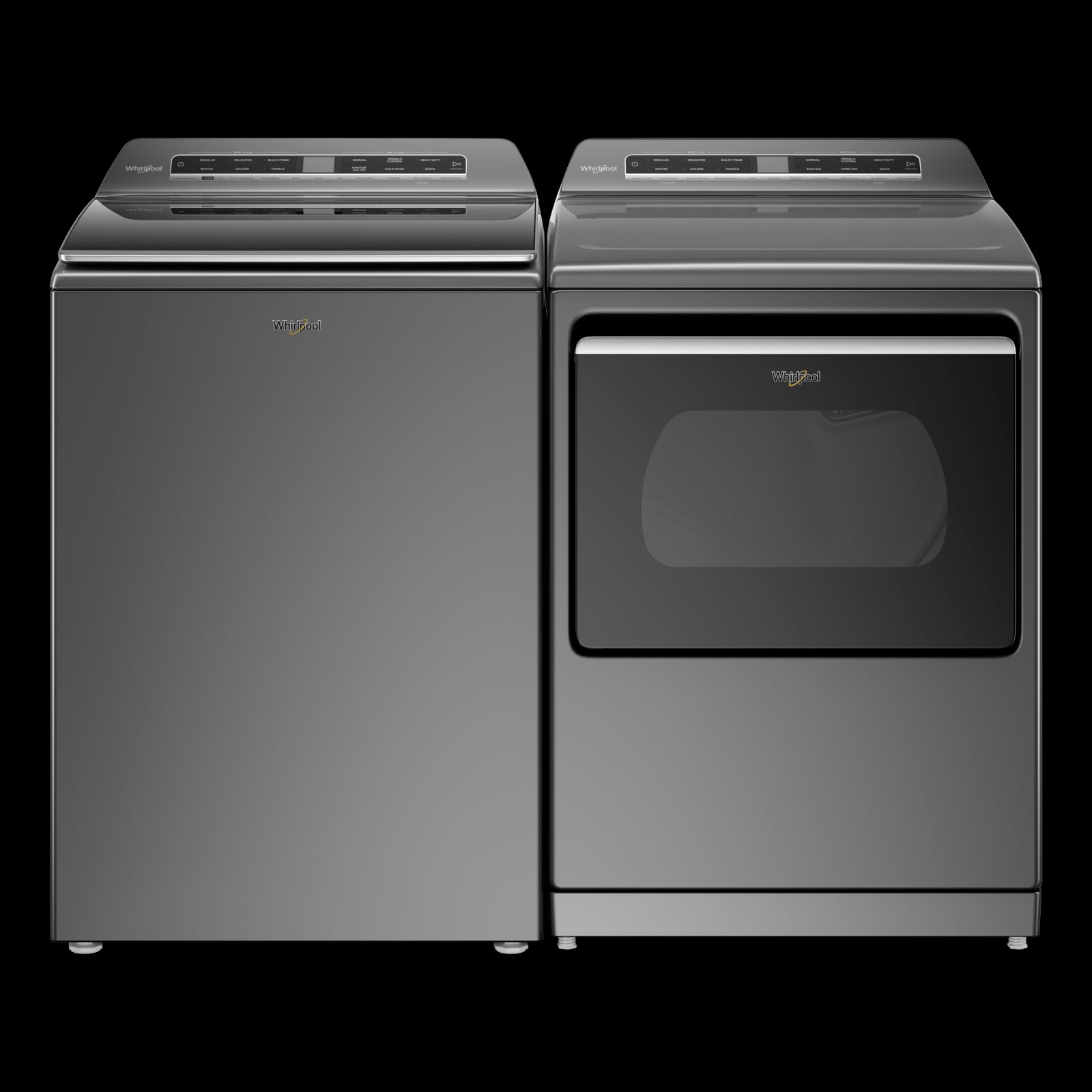 Whirlpool Chrome Shadow Gas Dryer (7.40 Cu Ft) - WGD8127LC