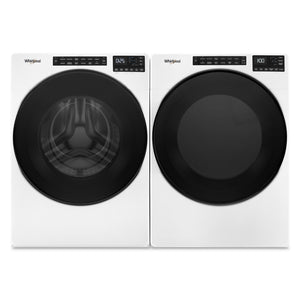 Whirlpool White Front-Load Washer (5.2 cu. ft.) & Electric Dryer (7.4 cu. ft.) - WFW5605MW/YWED6605MW