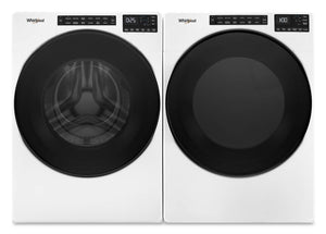 Whirlpool White Front-Load Washer (5.8 cu. ft.) & Gas Dryer (7.4 cu. ft.) - WFW6605MW/WGD5605MW