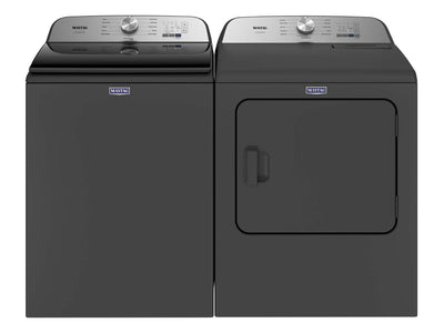 Maytag Volcano Black Top-Load Washer (5.4 cu. ft.) & Gas Dryer (7.0 cu. ft.) - MVW6500MBK/MGD6500MBK