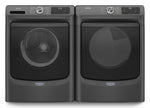Maytag Volcano Black Front-Load Washer (5.5 cu.ft.) & Electric Dryer (7.3 cu. ft.) - MHW6630MBK/YMED6630MBK