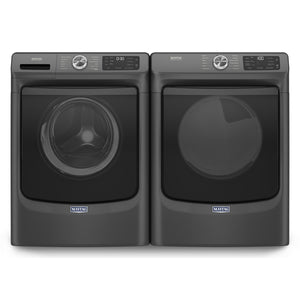 Maytag Volcano Black Front-Load Washer (5.5 cu. ft.) & Gas Dryer (7.3 cu. ft.) - MHW6630MBK/MGD6630MBK