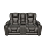 Dakota Power Reclining Loveseat - Charcoal