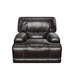 Dearborn Leather Power Recliner - Blackberry