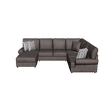 Jupiter 4-Piece Sectional with Left-Facing Chaise - Carbon