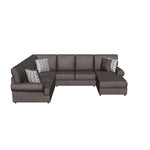 Jupiter 4-Piece Sectional with Right-Facing Chaise - Carbon