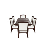 Thoreaux 7-Piece Extendable Dining Set - Dark Cherry