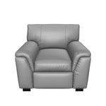 Reynolds Leather Chair - Grey