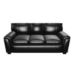 Reynolds Leather Sofa - Black