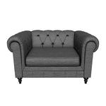 Derbyshire Chair and a Half - Dark Grey