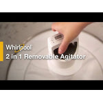 Whirlpool White Top Load Washer with Removable Agitator (5.4 Cu Ft) - WTW5057LW