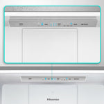 Hisense 31" 17 Cu. Ft. Fingerprint Resistant Titanium Counter-Depth Bottom-Freezer Refrigerator - RB17A2CSE