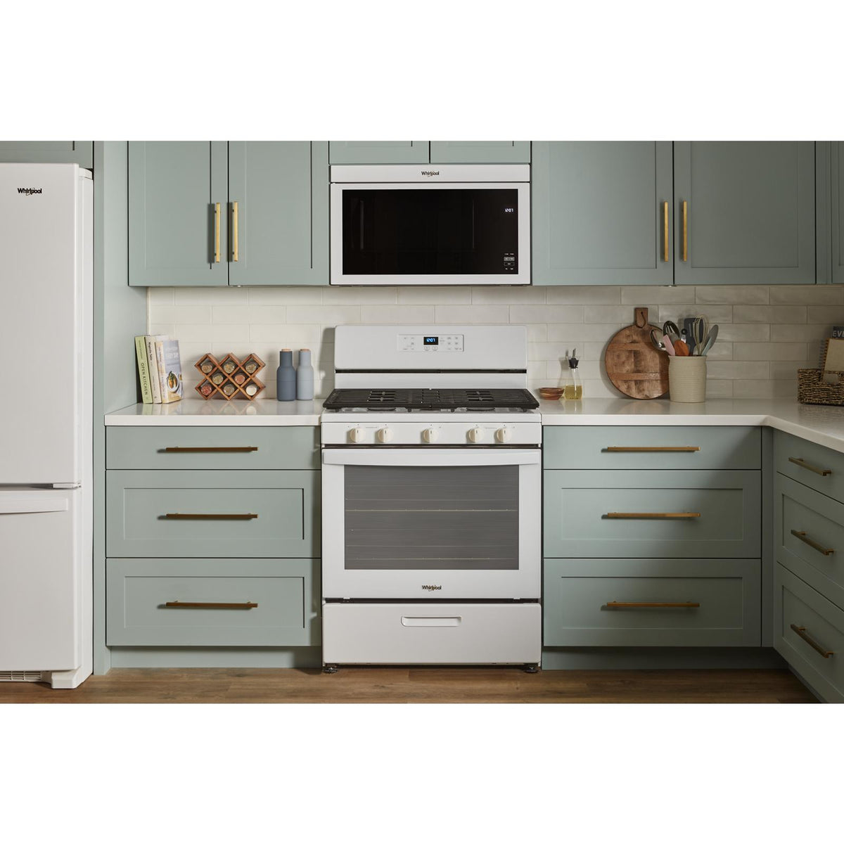 Whirlpool White OvertheRange Microwave (1.10 Cu Ft) YWMMF5930PW