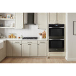 Whirlpool Black Stainless Steel Smart Double Wall Oven with PrintShield™ Finish (10.00 Cu Ft) - WOED7030PV