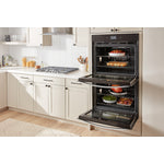 Whirlpool Fingerprint Resistant Stainless Steel Double Wall Oven (8.60 Cu Ft) - WOED7027PZ