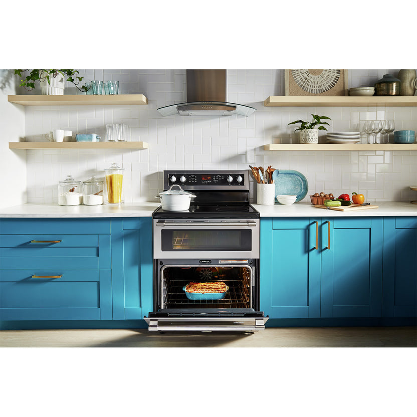 Maytag Stainless Steel Freestanding Electric Double Oven Range (6.7 Cu