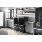 Maytag Volcano Black Front-Load Washer (5.5 cu.ft.) & Electric Dryer (7.3 cu. ft.) - MHW6630MBK/YMED6630MBK