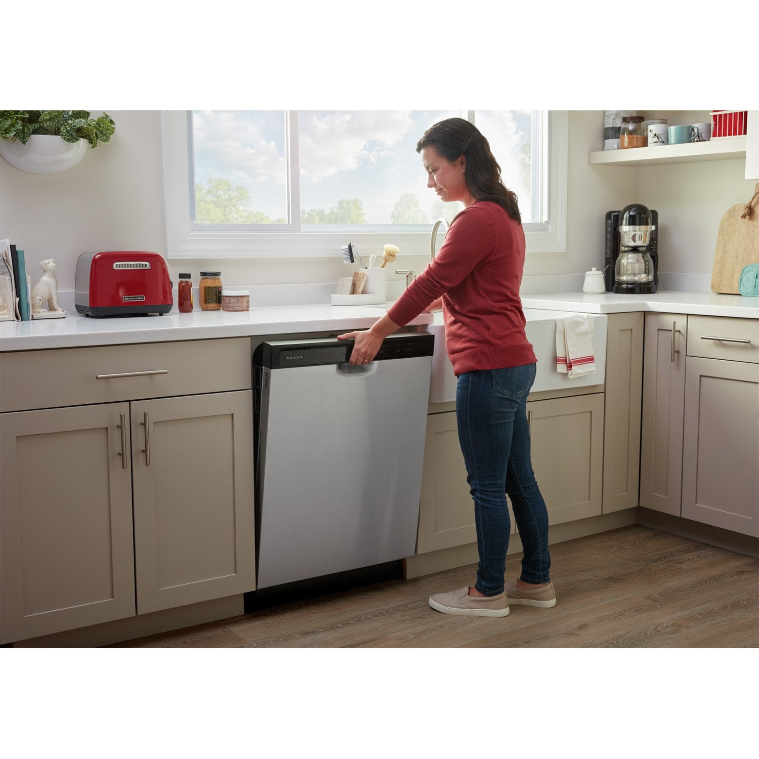 Amana stainless steel deals dishwasher